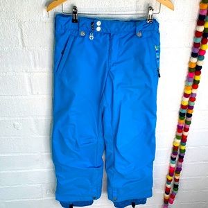 SESSIONS Blue RECCO Insulated System Deluxe Snow Board Pants Ski Pants sz 2